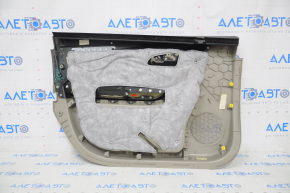 Door trim card front right Chevrolet Volt 11-15 light gray, dark trim, with graphite insert, rubber armrest, scratches