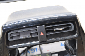 Torpedo front panel without AIRBAG Toyota Prius 50 16 black with beige under a small display and projection, scratches, pressed
