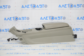 Console central armrest Chevrolet Volt 11-15 leather light gray, scratches