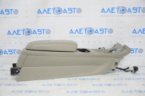 Console central armrest Chevrolet Volt 11-15 leather light gray, scratches