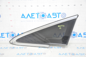 Window blind glass front left Chevrolet Bolt 17- with chrome molding