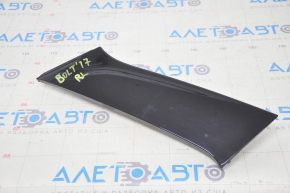 Left trunk door molding along glass Chevrolet Bolt 17-21 black gloss