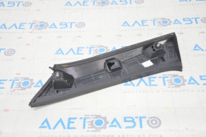 Trunk door molding right along glass Chevrolet Bolt 17-21 black gloss
