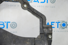 Mazda 6 13-21 rear engine protection is dented, no cover, broken fastener, tears