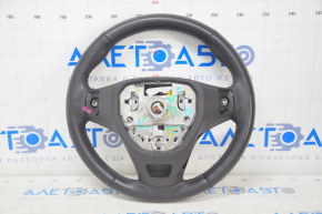 Naked steering wheel Chevrolet Bolt 17 leather black, heated, without buttons and petals, scratch