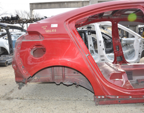 Quarter wing rear right Chevrolet Volt 11-15 red on the body, pokes