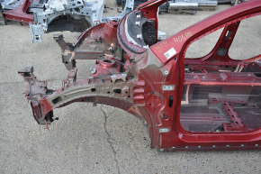 Quarter front left Chevrolet Volt 11-15 red on the body
