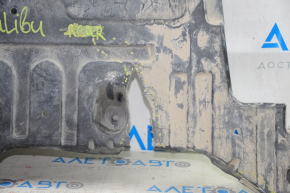 Front right underbody protection Chevrolet Malibu 16-25 no fragment, cracks