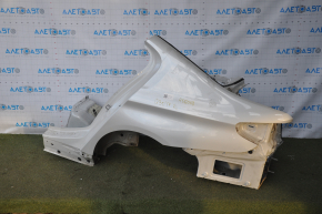 Quarter wing rear left BMW 5 G30 17-23 white, butt