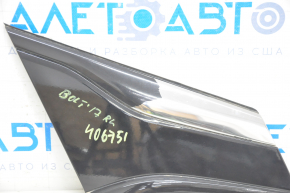 Rear wing trim left Chevrolet Bolt 17-21 black gloss, molding in film