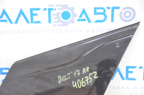 Rear wing trim right Chevrolet Bolt 17-21 black gloss, molding in film