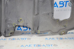 Rear beam protection diffuser Nissan Leaf 13-17 tears, broken fasteners