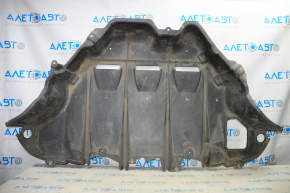 Rear beam protection diffuser Nissan Leaf 13-17 breakage of fastening, crack, tear
