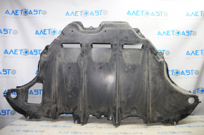 Rear beam protection diffuser Nissan Leaf 13-17 breakage of fastening, crack, tear
