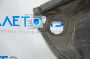Rear beam protection diffuser Nissan Leaf 13-17 breakage of fastening, crack, tear