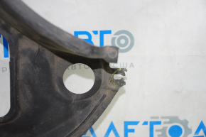 Rear beam protection diffuser Nissan Leaf 13-17 breakage of fastening, crack, tear