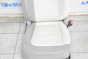 Chevrolet Bolt 17 passenger seat with airbag, grey+white leather, mechanical, heated, dry-cleaned, polished
