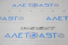 Emblem inscription INSIGHT trunk lid Honda Insight 19-22