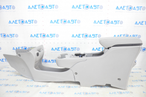 Console center armrest and cup holders Chevrolet Bolt 17- light gray, scratches