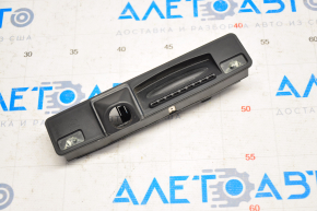 Trunk lid opening button with number plate light, for Ford Focus mk3 15-18 rest 4d camera, broken mounts