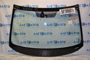 Mitsubishi Outlander 14-15 pre-rest windshield for rain sensor, air on edge, chips