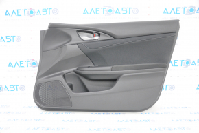 Door trim card front right Honda Insight 19-22 black, armrest and overlay cloth, scratches