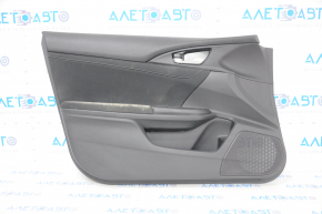 Door trim card front left Honda Insight 19-22 black black, armrest and overlay cloth, for dry cleaning