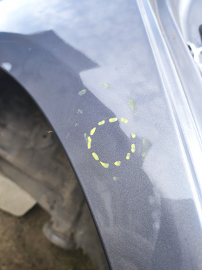 Quarter wing rear right Hyundai Sonata 11-12 graphite P3, pokes
