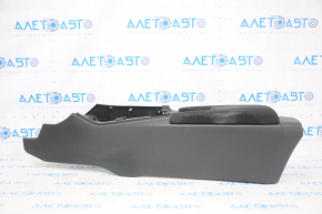 Console center armrest and cup holders Honda Insight 19-22 black, armrest cloth, scratches, burnt, for dry cleaning, broken mount