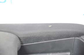 Console center armrest and cup holders Honda Insight 19-22 black, armrest cloth, scratches, burnt, for dry cleaning, broken mount
