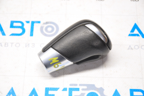 Mazda 6 13-21 automatic transmission knob black leather, pokes on leather