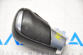 Mazda 6 13-21 automatic transmission knob black leather, pokes on leather
