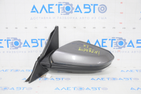 Side mirror left Honda Insight 19-22 5 pins, heated, graphite, broken mirror element
