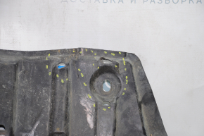 Front bumper protection Nissan Pathfinder 13-14 is dented, tears