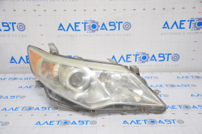 Headlight front right Toyota Camry v50 12-14 bare usa XLE, for polishing