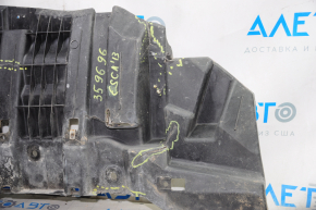 Front bumper protection Ford Escape MK3 13-16 prerest, missing fragment, cracks, torn