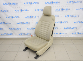 Driver's seat Ford Fusion mk5 13-16 without airbag, electric, beige cloth, dry-cleanable