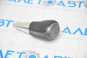Gear knob Toyota Camry v50 12-14 usa rubber, insert under gray wood, worn