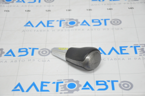Gear knob Toyota Camry v50 12-14 usa rubber, insert under gray wood, worn