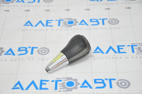 Gear knob Toyota Camry v50 12-14 usa rubber, insert under gray wood, worn