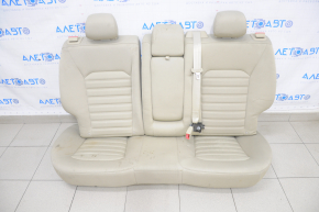 Rear row of seats 2 row Ford Fusion mk5 13-16 cloth beige, dry clean, worn