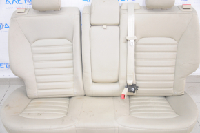 Rear row of seats 2 row Ford Fusion mk5 13-16 cloth beige, dry clean, worn