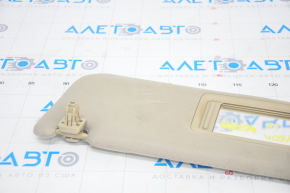 Left visor Toyota Camry v50 12-14 usa beige, fabric peeled off