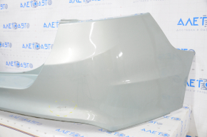 Rear bumper bare Ford Fusion mk5 13-18 blue, broken mount, scratches
