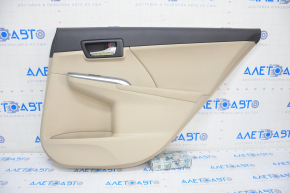 Door trim card rear right Toyota Camry v50 12-14 usa beige, scratches