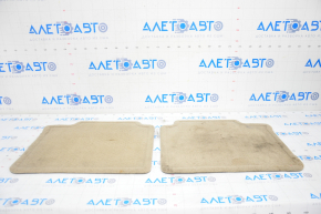 Set of mats Toyota Camry v50 12-14 usa rag beige, for dry cleaning