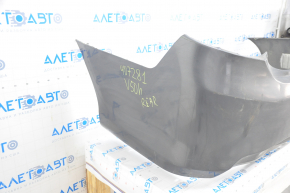 Rear bumper bare Toyota Camry v50 12-14 usa LE XLE, graphite, dented, tears, broken fasteners