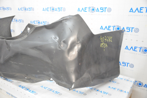 Rear bumper bare Toyota Camry v50 12-14 usa LE XLE, graphite, dented, tears, broken fasteners
