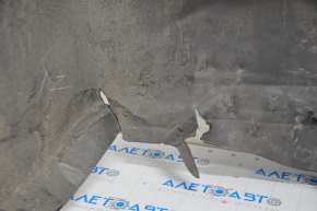Rear bumper bare Toyota Camry v50 12-14 usa LE XLE, graphite, dented, tears, broken fasteners