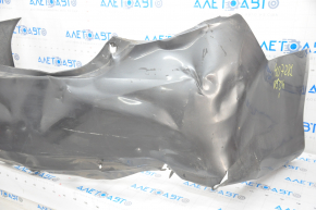 Rear bumper bare Toyota Camry v50 12-14 usa LE XLE, graphite, dented, tears, broken fasteners